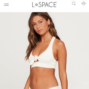 L*Space Ribbed Tara Bikini Top